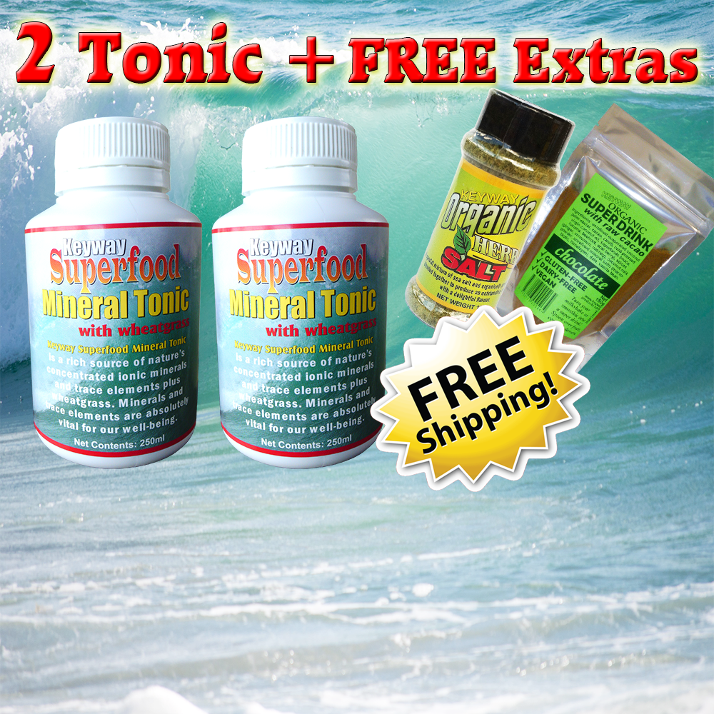 Keyway Superfood Mineral Tonic (2 Bottles) - FREE SHIPPING!